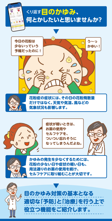 くり返す目のかゆみ、何とかしたいと思いませんか？