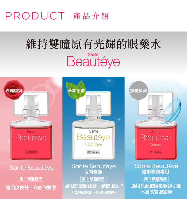 留住雙眸原有的水亮光澤 Sante Beautéye