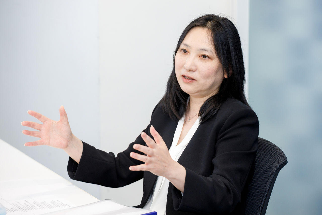 Photo of Maya during the interview