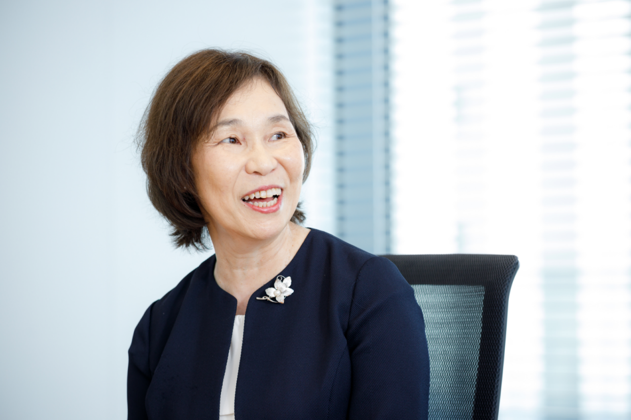 A photo of Noriko during the interview