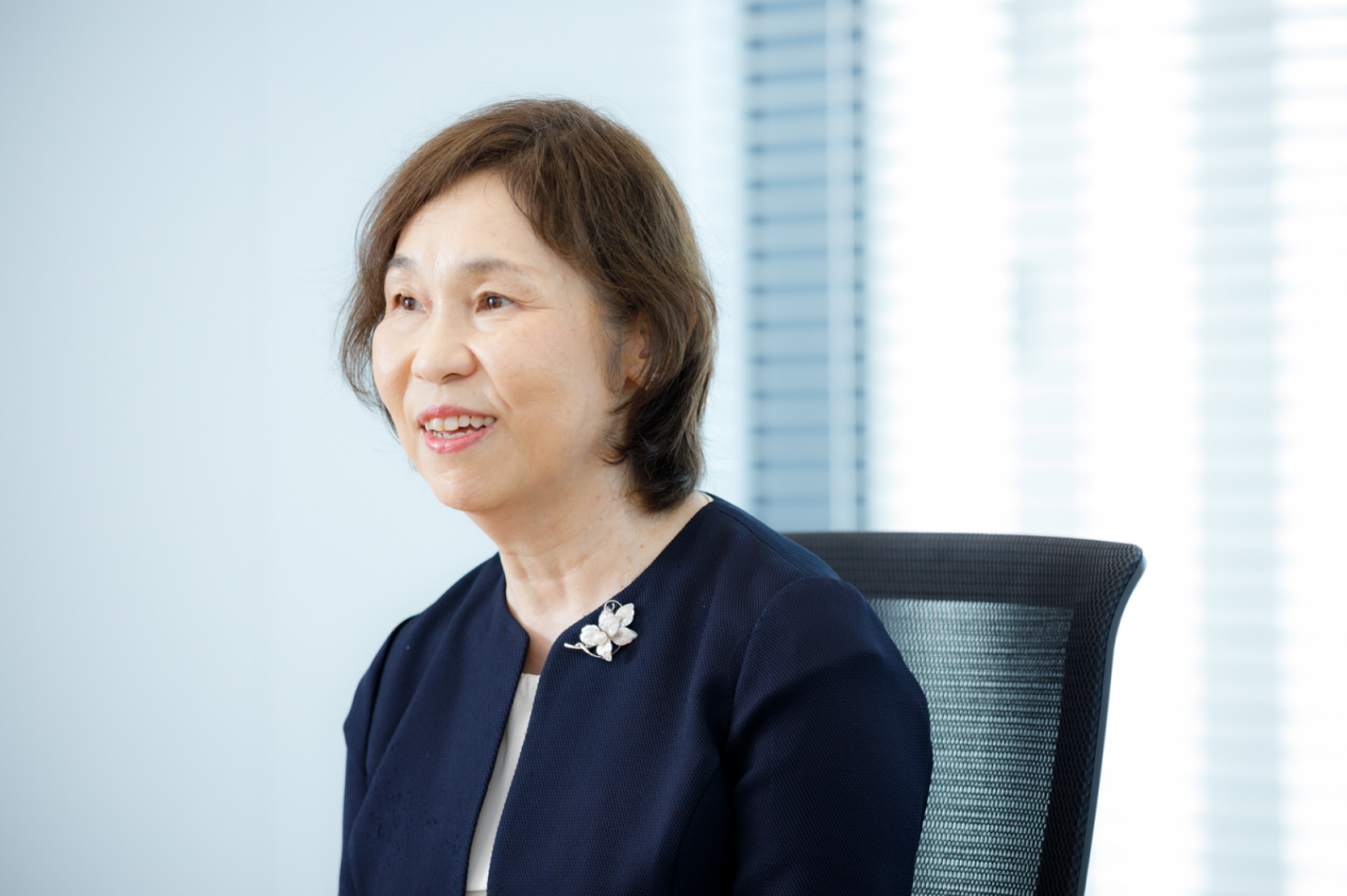 A photo of Noriko during the interview