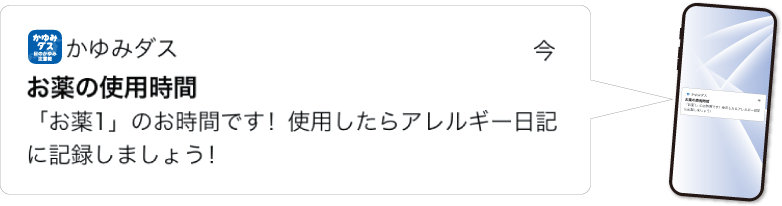 アラーム表示イメージ画像