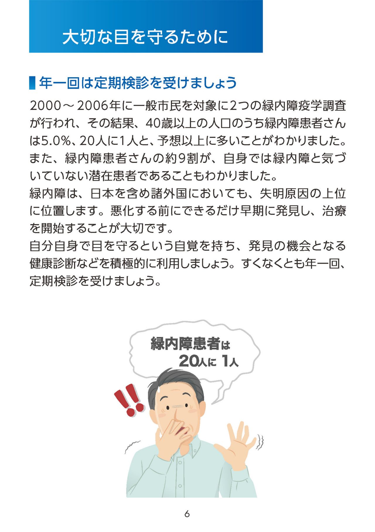 緑内障の検査