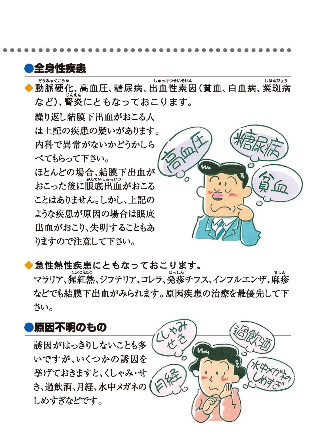 結膜下出血の原因と治療